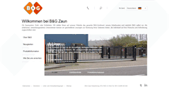 Desktop Screenshot of bgzaun.de